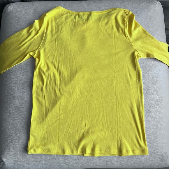 United Colors of Benetton Women’s Boat Neck 3/4 Long Sleeve Tee - Size L - Picture 5 of 7